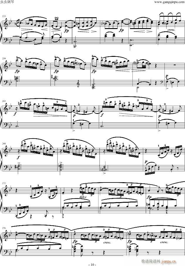 莫扎特F大调钢琴奏鸣曲K533(钢琴谱)10