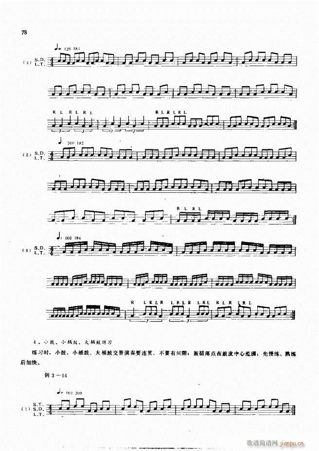 爵士鼓现代风格演奏教程61 120(十字及以上)18