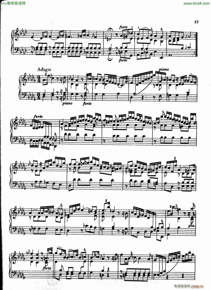 Bach CPE 6 Wurttemberg Sonatas(钢琴谱)14