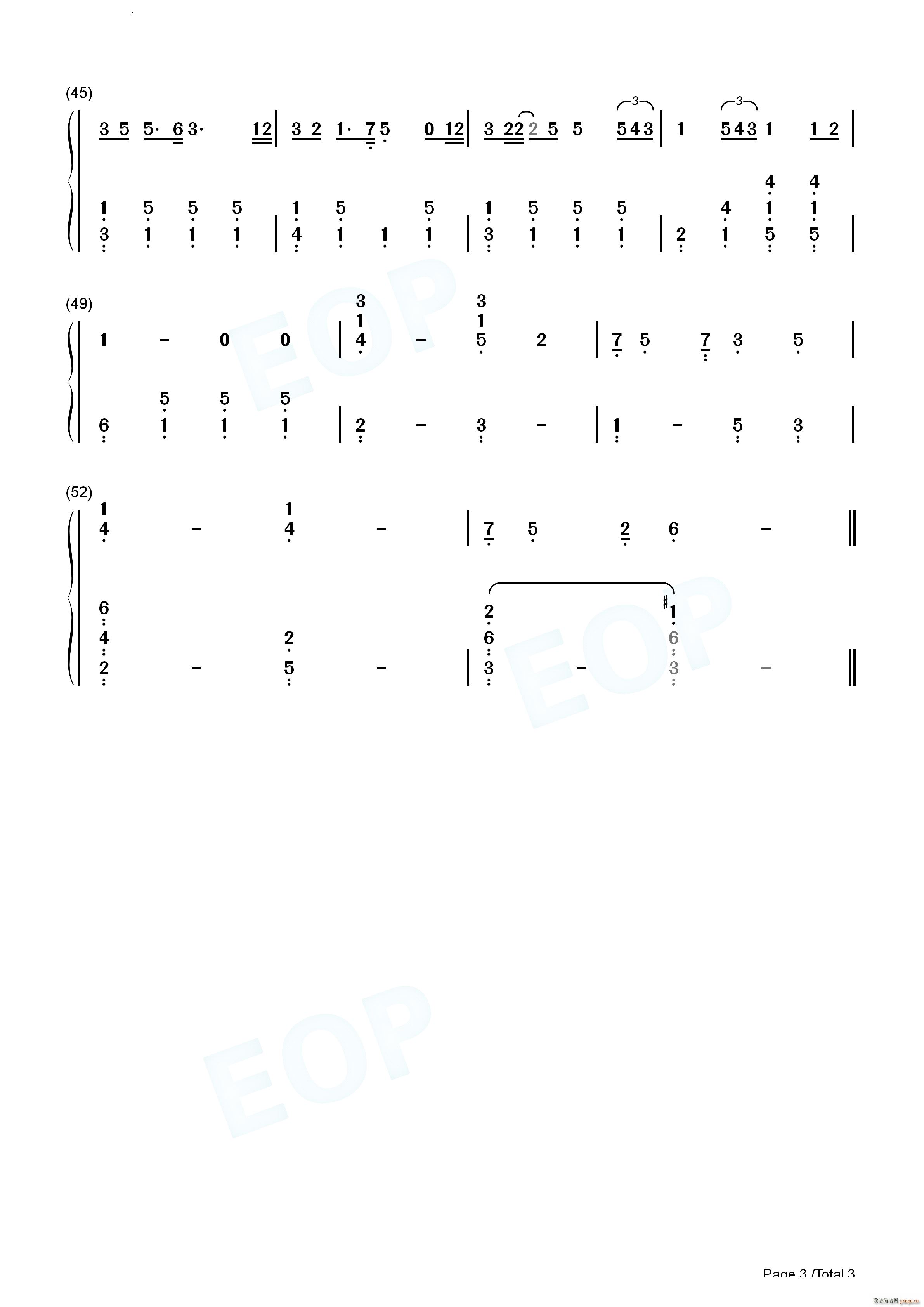 4 o Clock(钢琴谱)8