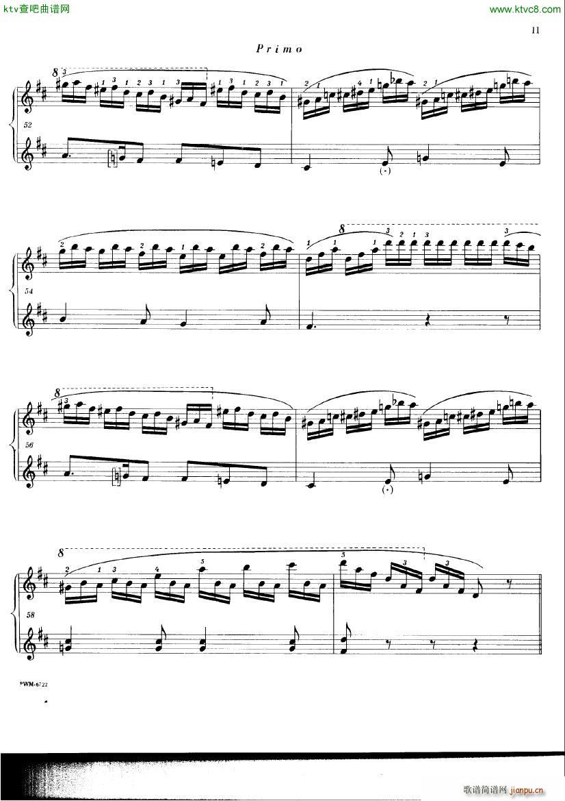 Chopin ekier variations in D(钢琴谱)9