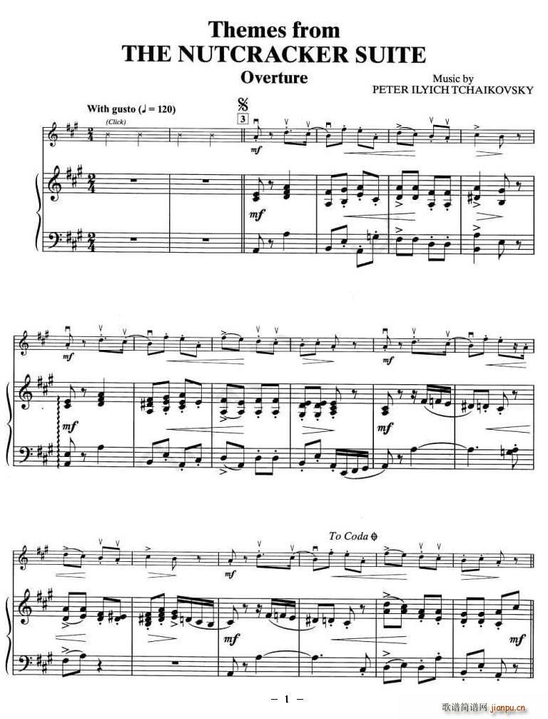 THE NUTCRACKER SUITE(钢琴谱)1