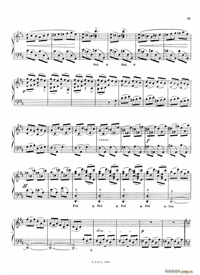 Chaminade 6 Etudes Op35 二 6 Etudes Op35 二(十字及以上)8
