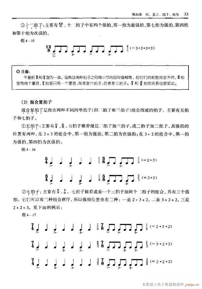 目录1-40(六字歌谱)36