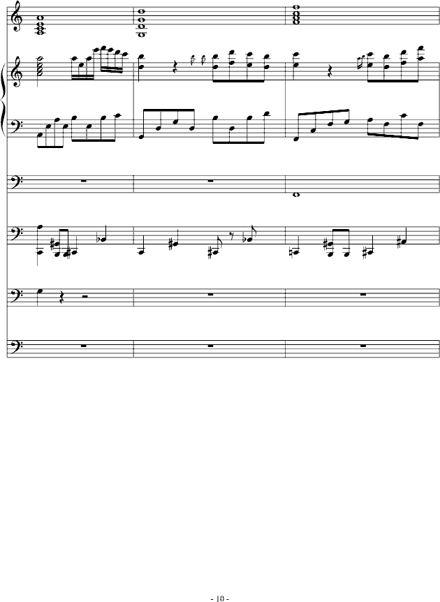 故乡月(钢琴谱)10