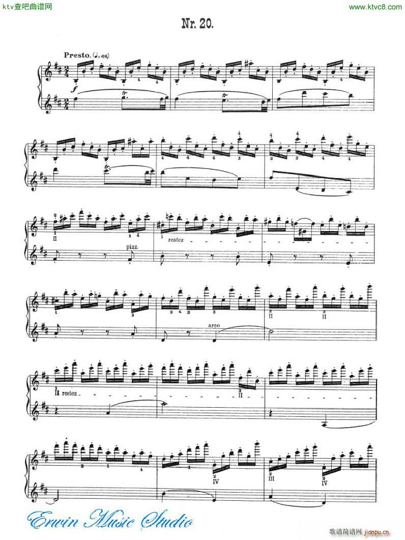 加维尼耶 24首隨想曲Pierre Gavinies 24 Caprices 17 20(十字及以上)15