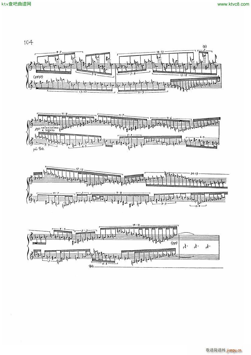 finnissy michael verdi transcription no 12(钢琴谱)7