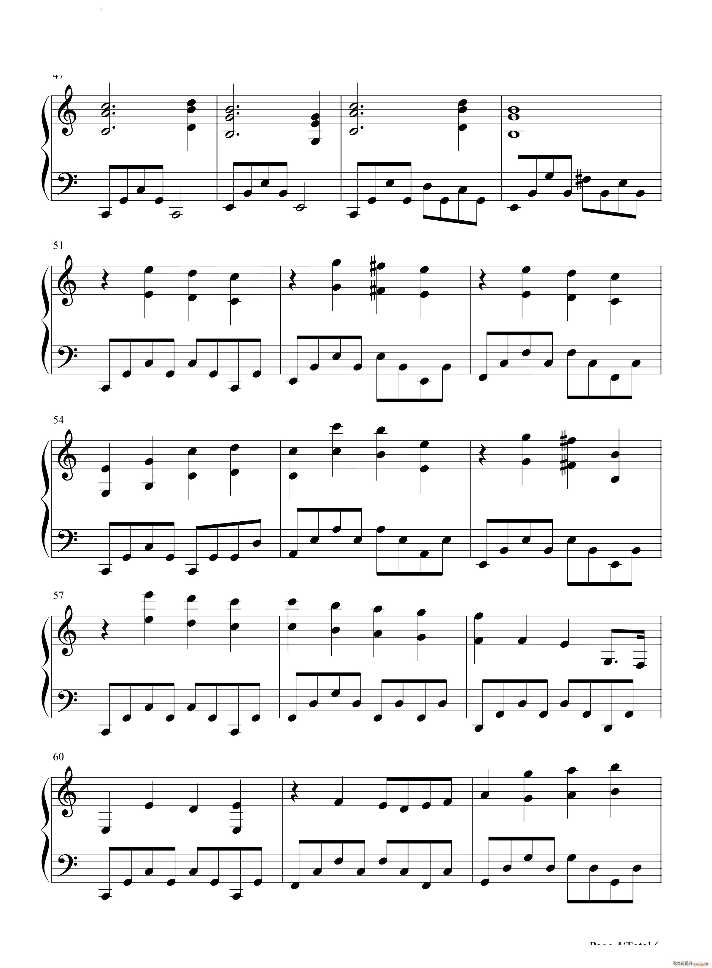 Tennessee珍珠港OST(钢琴谱)5