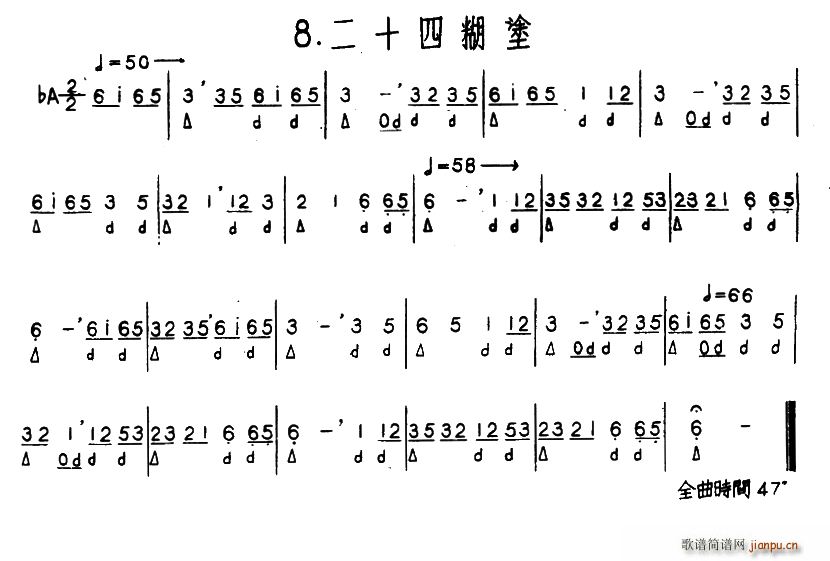 二十四糊涂 河北定州民间吹奏乐(十字及以上)1