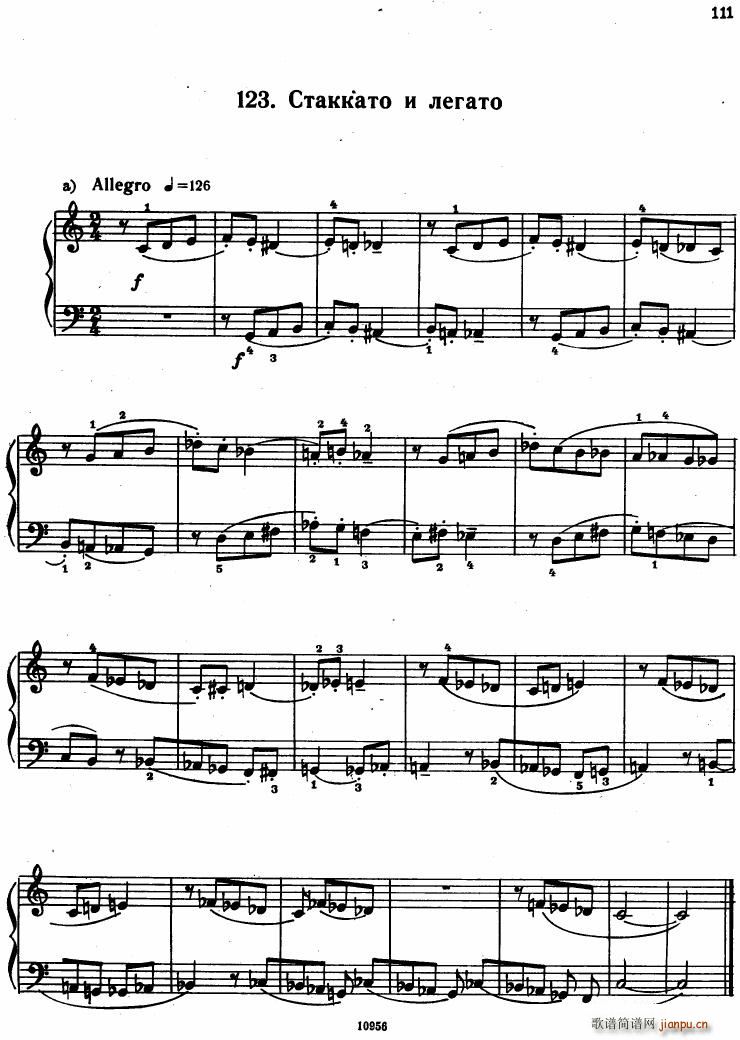 Bartok SZ 107 Mikrokosmos for Piano 122 139(钢琴谱)3