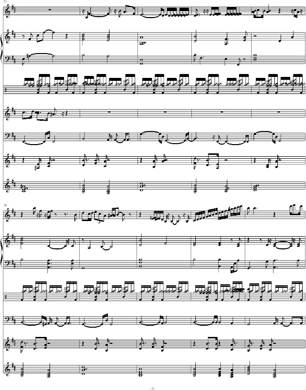 Finding the Answer(钢琴谱)3