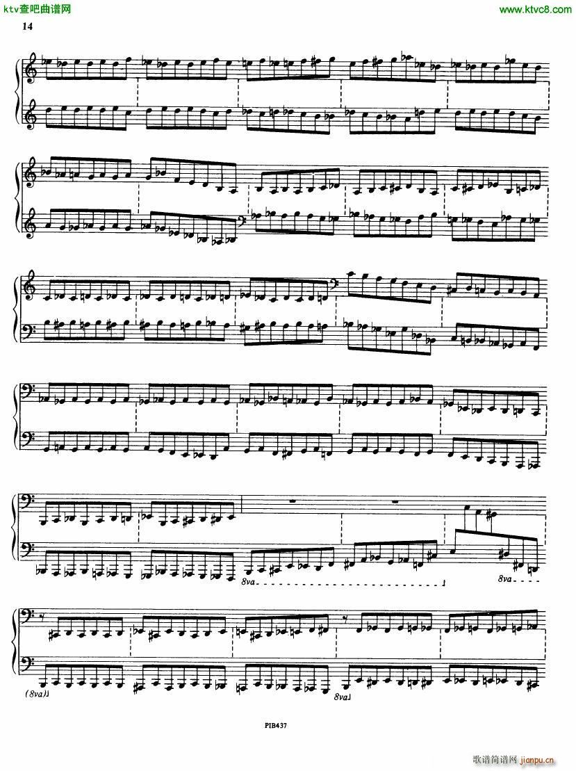 Ginastera op 53 Sonata No 2(钢琴谱)14