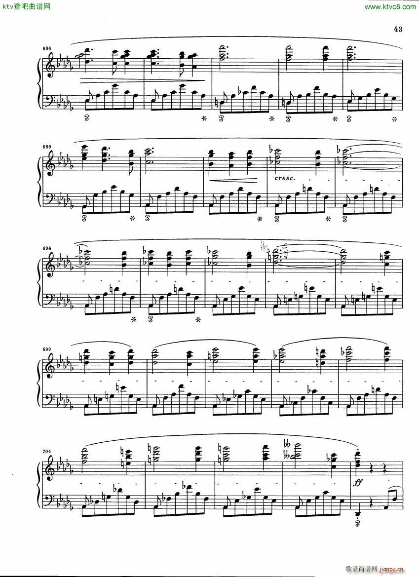 Chopin Scherzo B flat minor Henle(钢琴谱)17