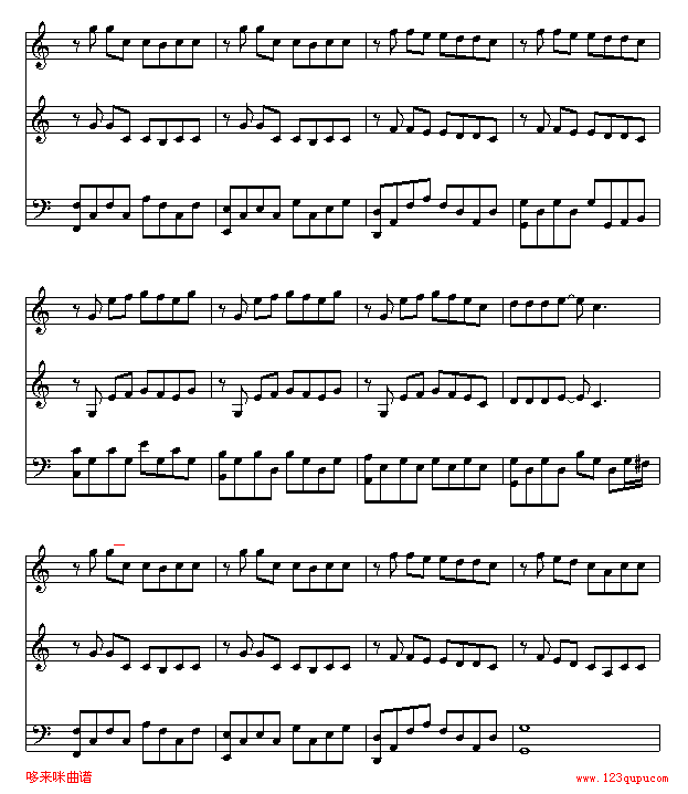 安静-周杰伦(钢琴谱)8