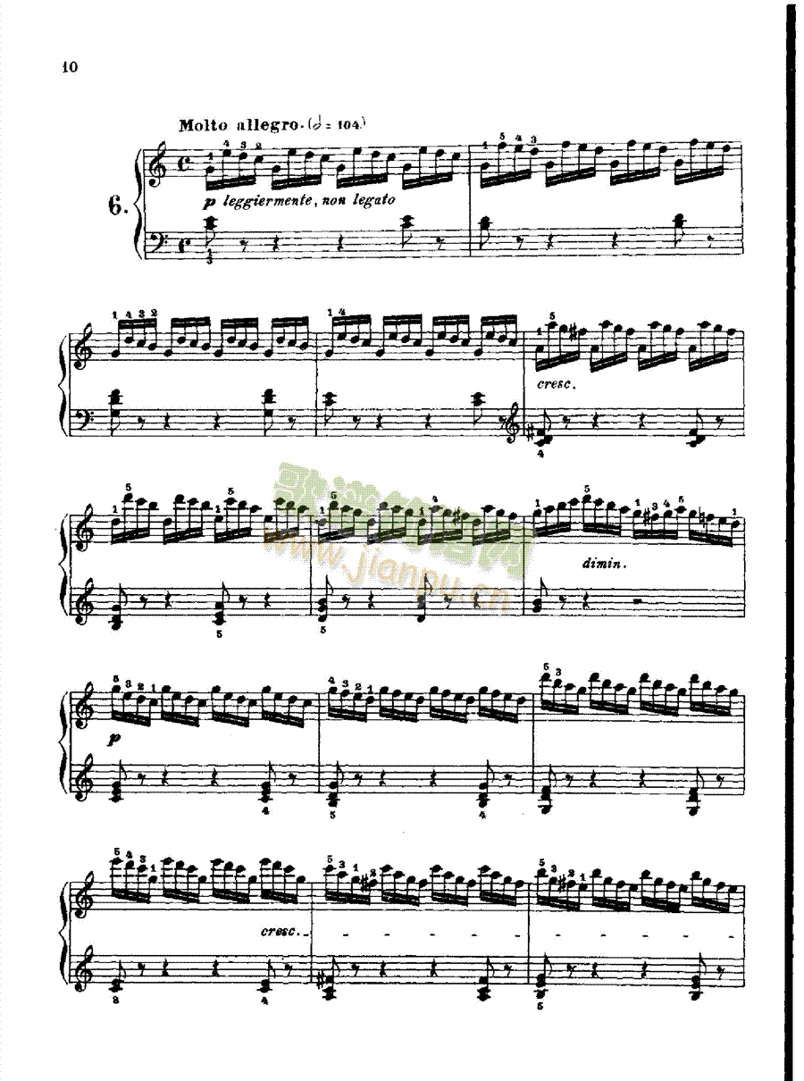 车尔尼299键盘类钢琴(其他乐谱)9