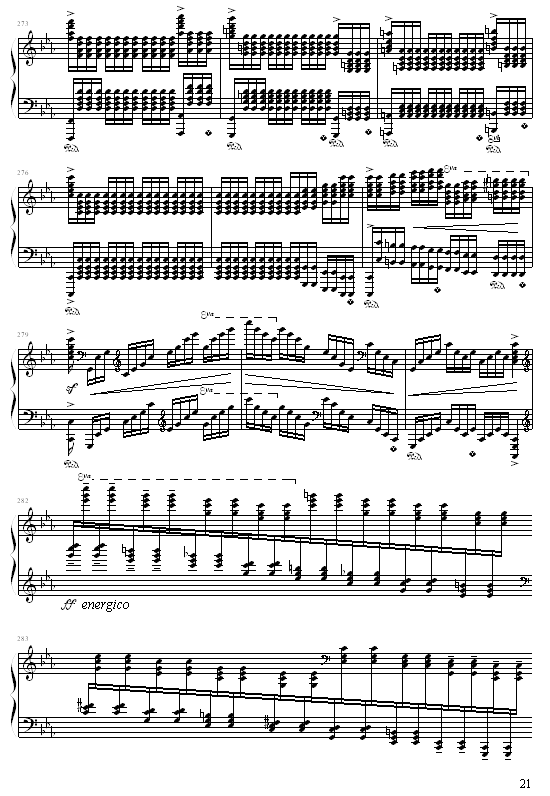 c小调练习曲(钢琴谱)8