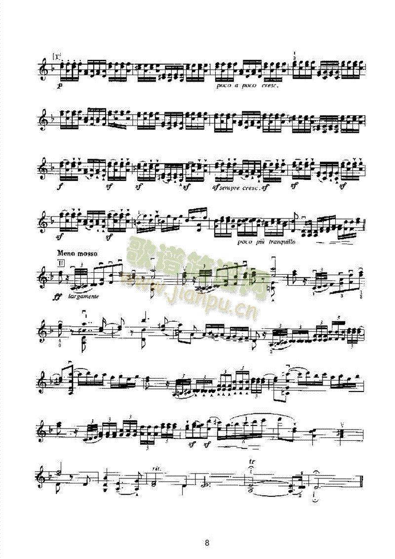 福利亚变奏曲弦乐类小提琴(其他乐谱)8