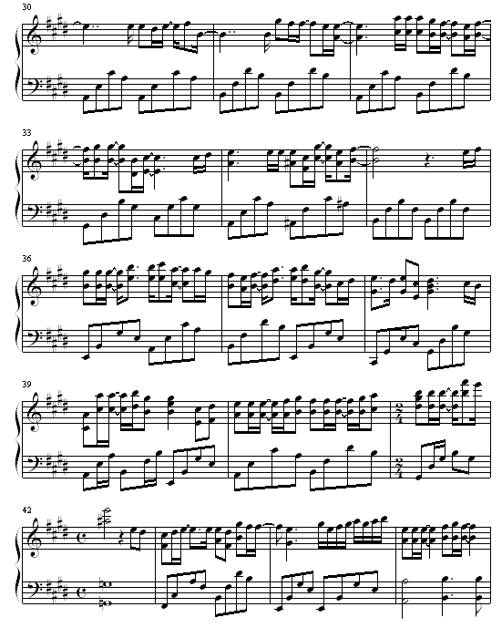 心病(钢琴谱)3