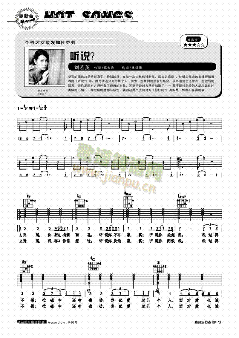 听说-弹唱吉他类流行(其他乐谱)1