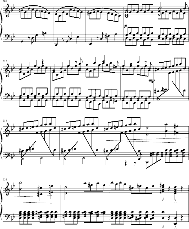 莫扎特第四十号交响曲(钢琴谱)12
