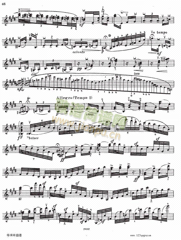 伊萨伊小提琴奏鸣曲(其他乐谱)6