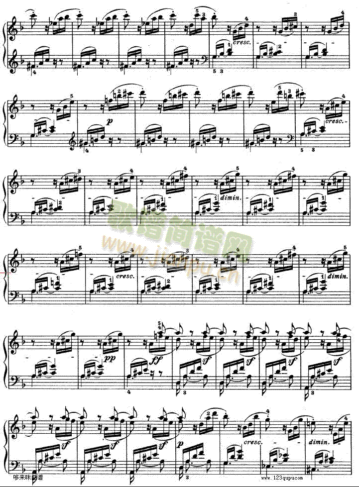 暴风雨-d小调第十七钢琴奏鸣曲-Op.31—2-贝多芬(钢琴谱)20
