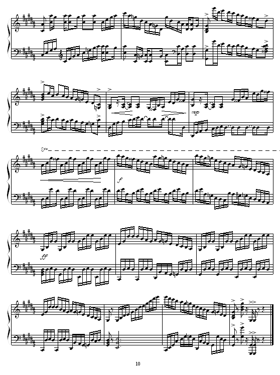 EtudeinBMajor(钢琴谱)10