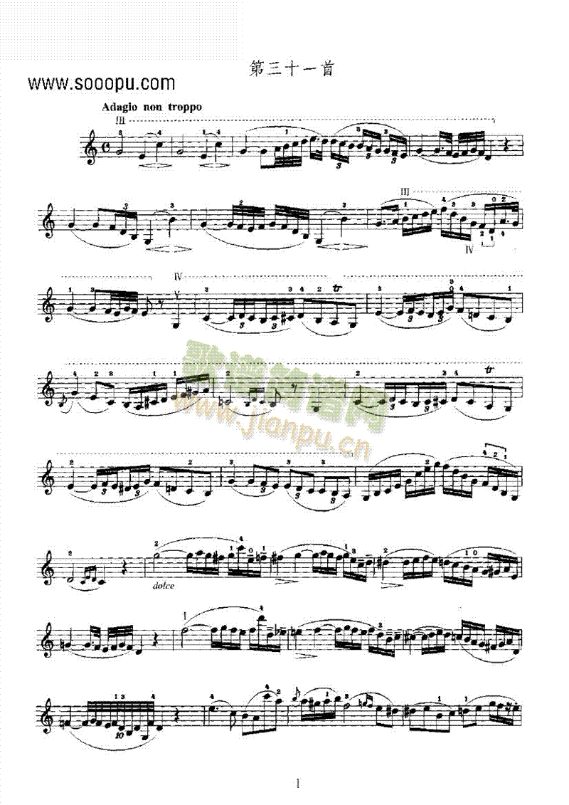 马扎斯小提琴华丽练习曲27首作品36号弦乐类小提琴(其他乐谱)1