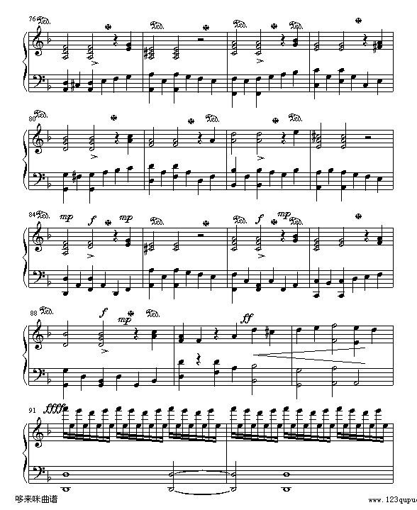 Handel’sSarabande韓德爾薩拉邦-马克西姆(钢琴谱)6