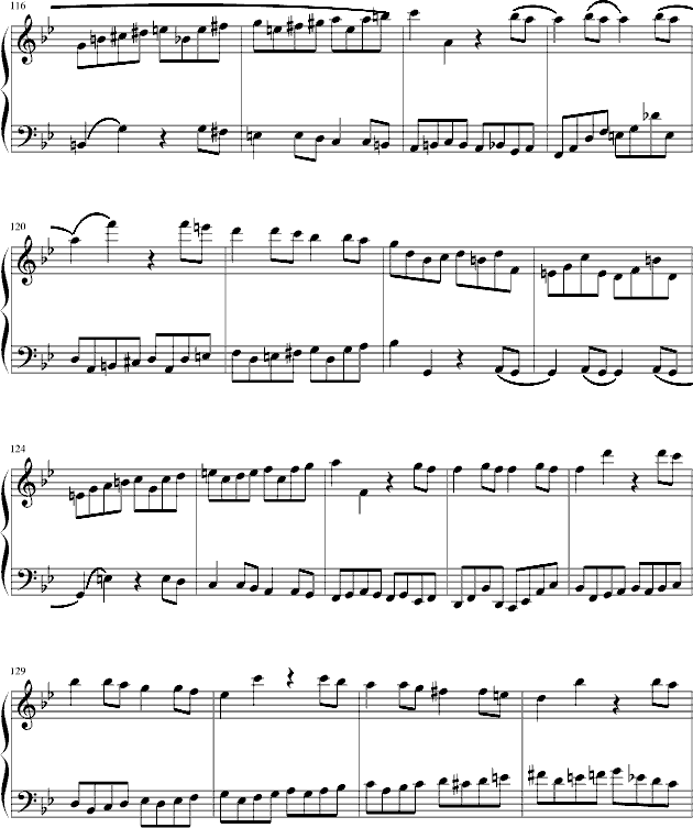 莫扎特第四十号交响曲(钢琴谱)7