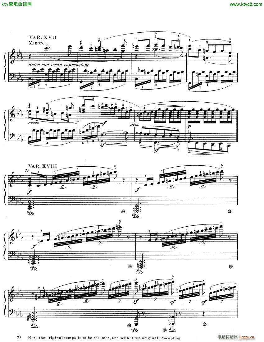 Beethoven WoO 80 32 Variations in C Minor(钢琴谱)9