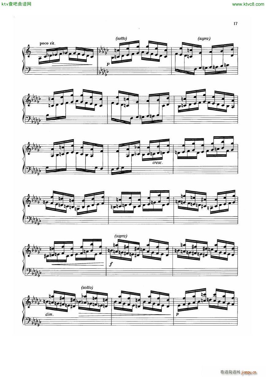 Dohnanyi Etude Op 28 3(钢琴谱)5