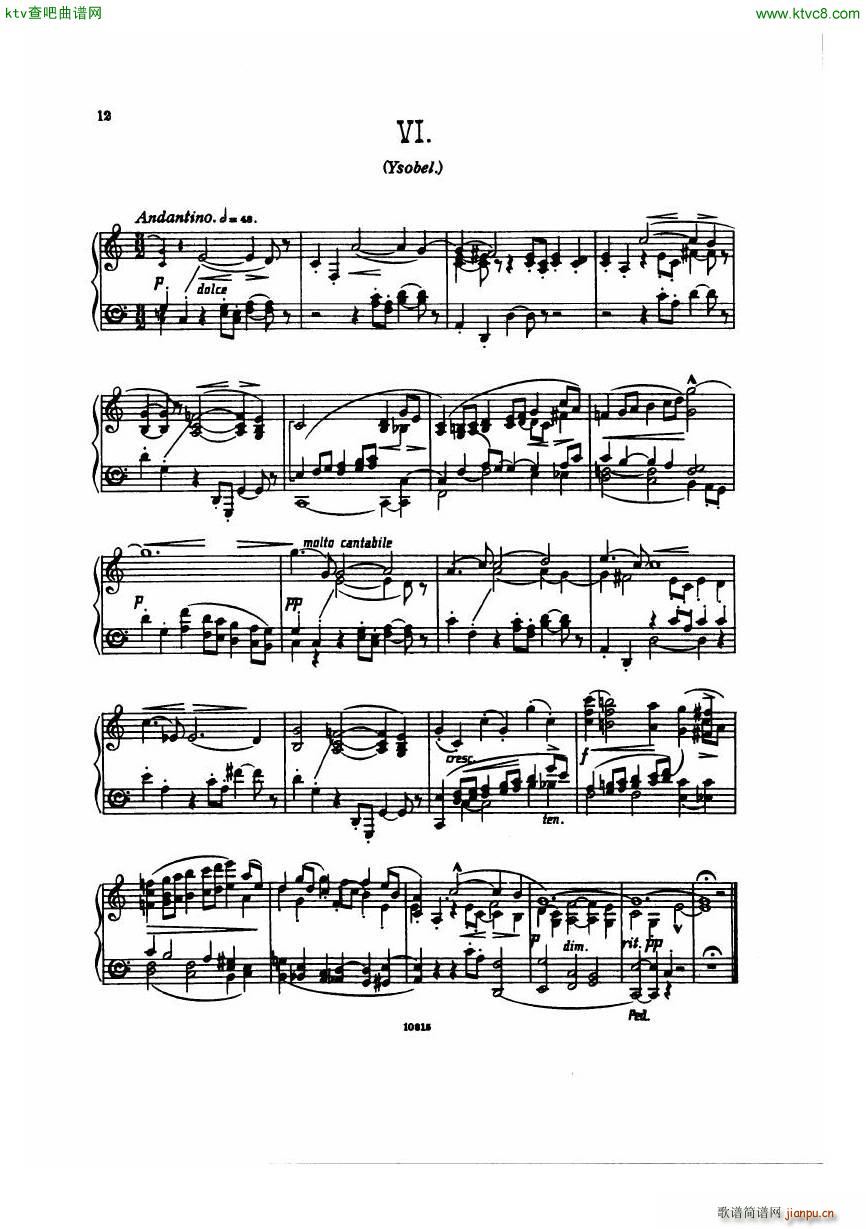 Edward Elgar Enigma Variations Op 36(钢琴谱)13