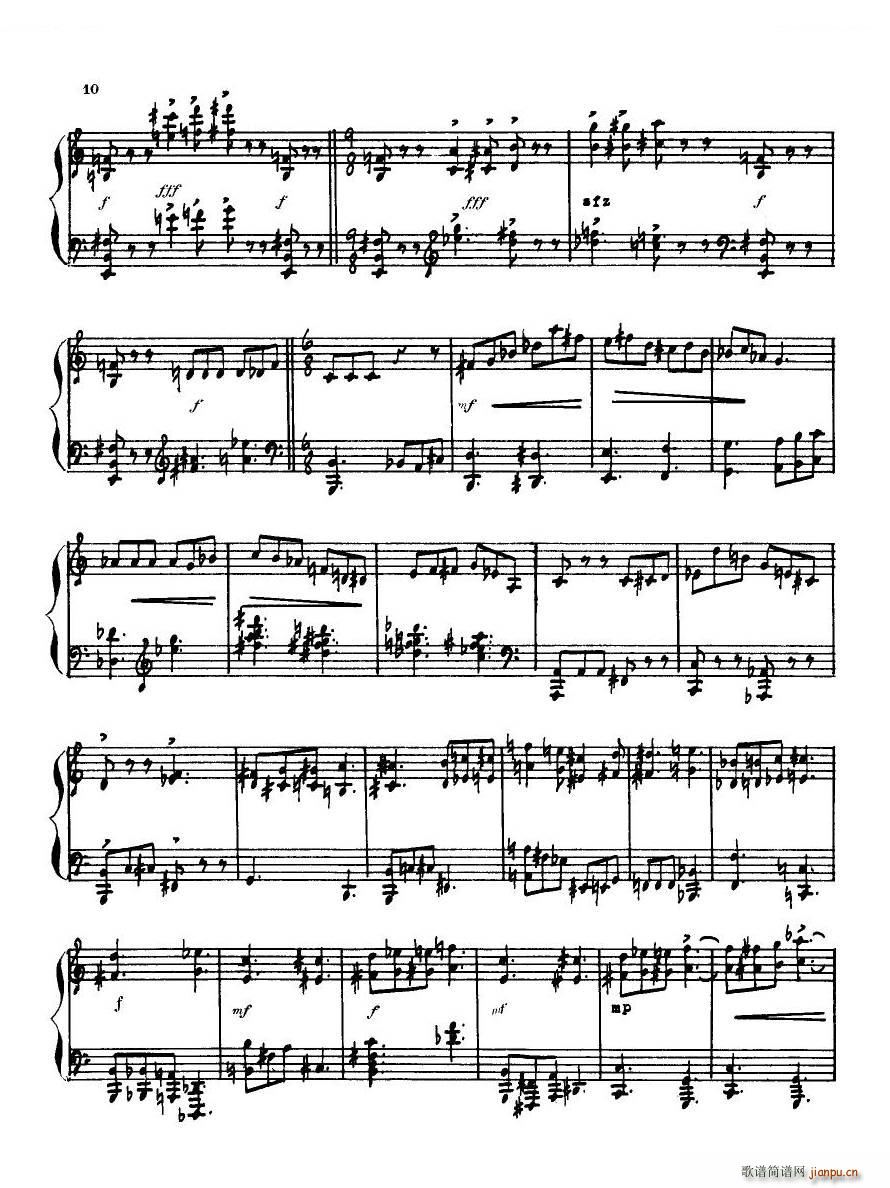 Antheil Piano Sonata No 4 Piano Sonata No 4(十字及以上)9