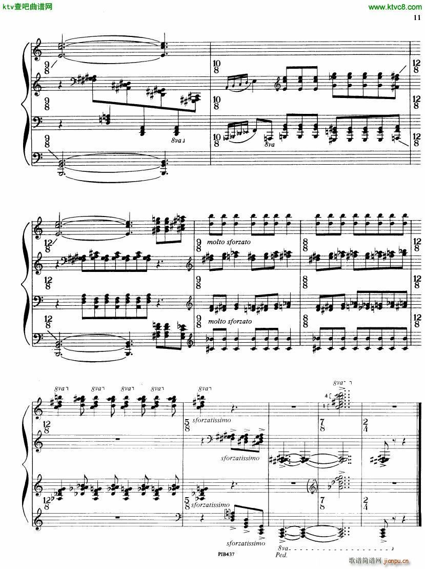 Ginastera op 53 Sonata No 2(钢琴谱)11