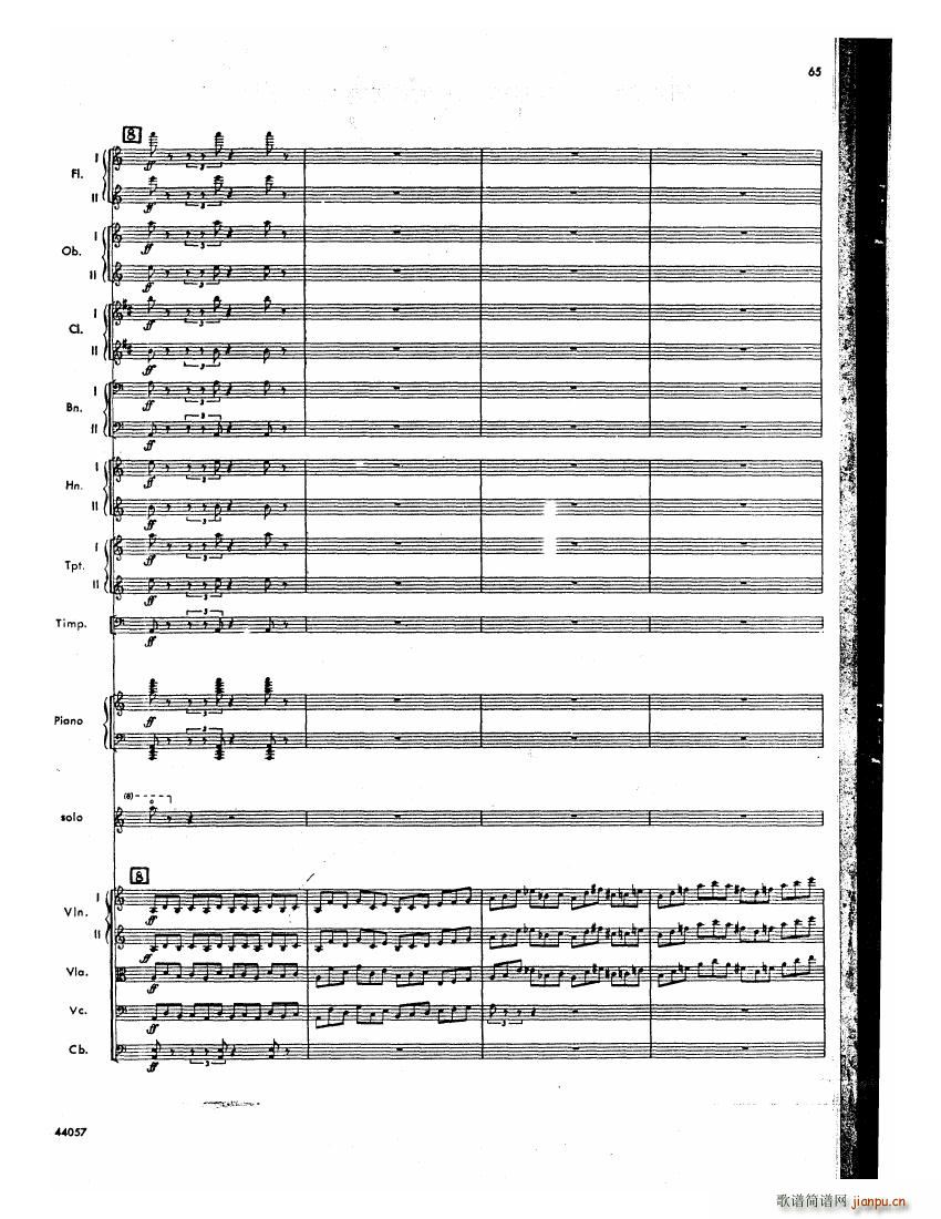 Barber op 14 Violin Concerto Score 二(钢琴谱)24