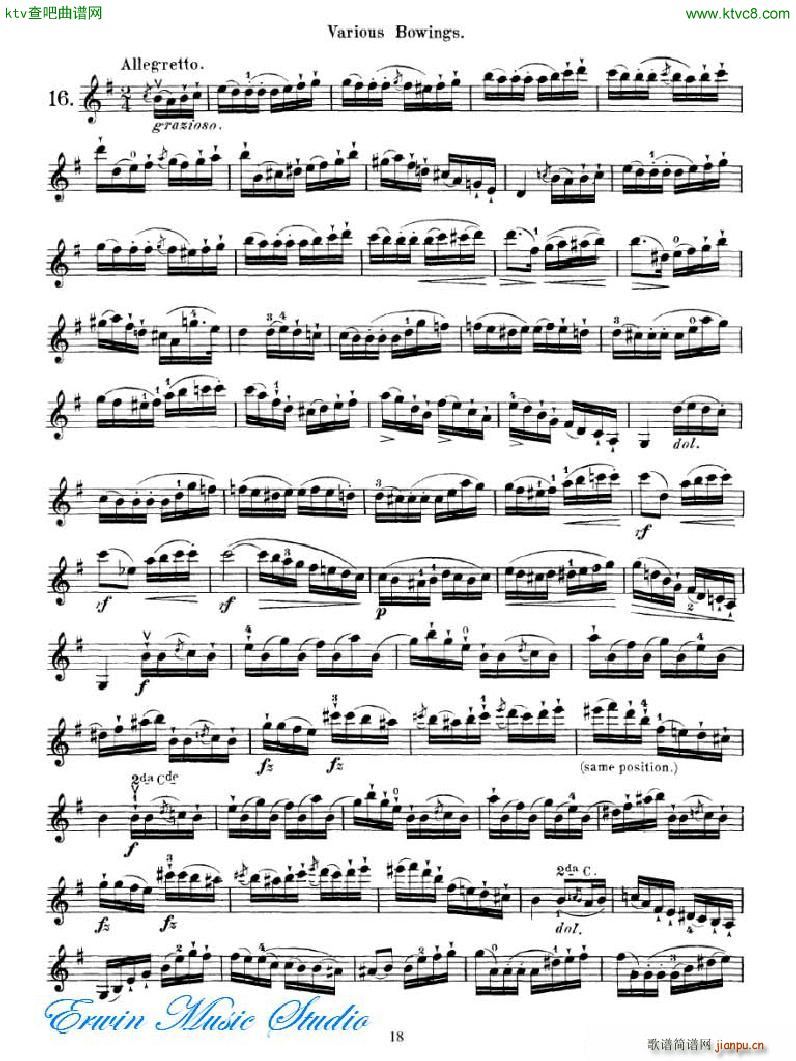 马扎斯 75首渐进式旋律练习 图书1 30首专门练习 01 20(十字及以上)17