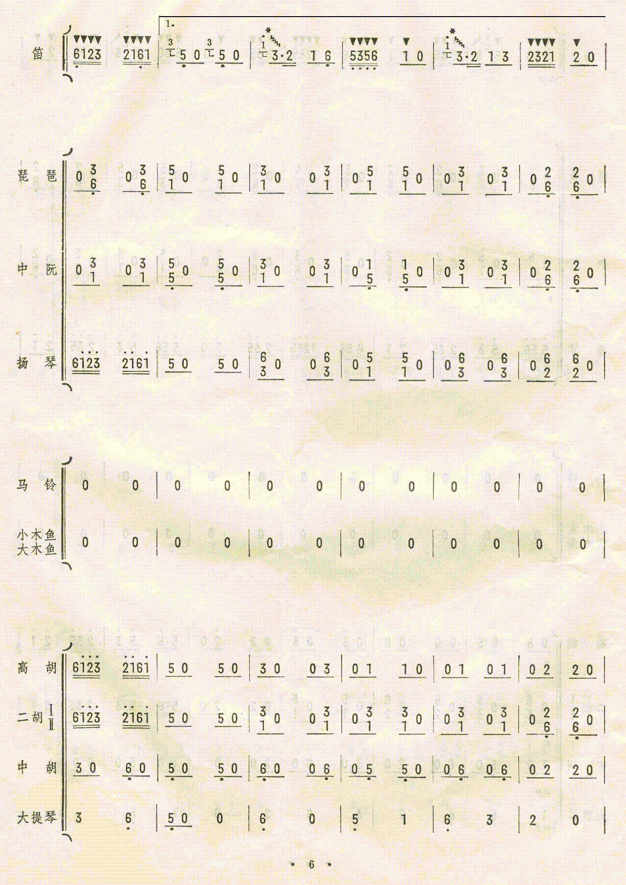 扬鞭催马运粮忙6(八字歌谱)1