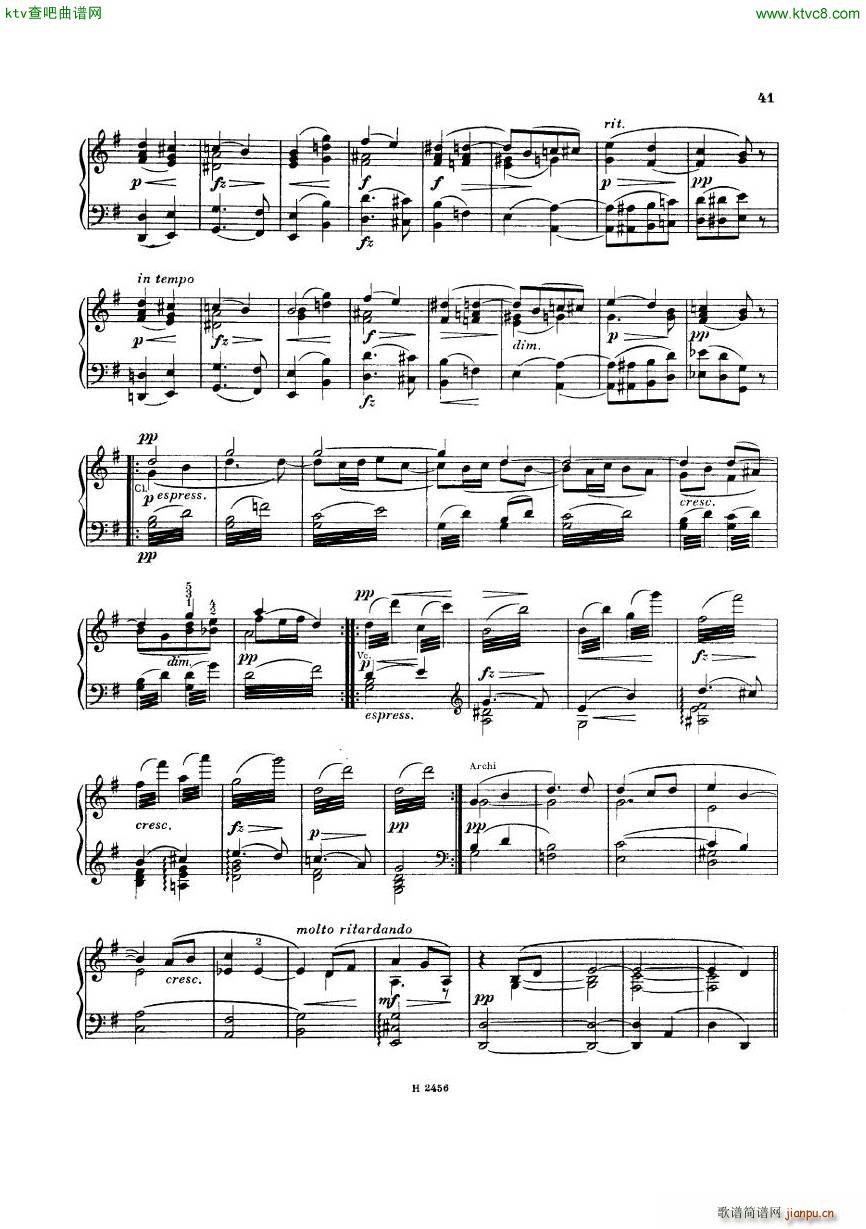 Dvorak 088 Sinfonie nr8 2hd(钢琴谱)38
