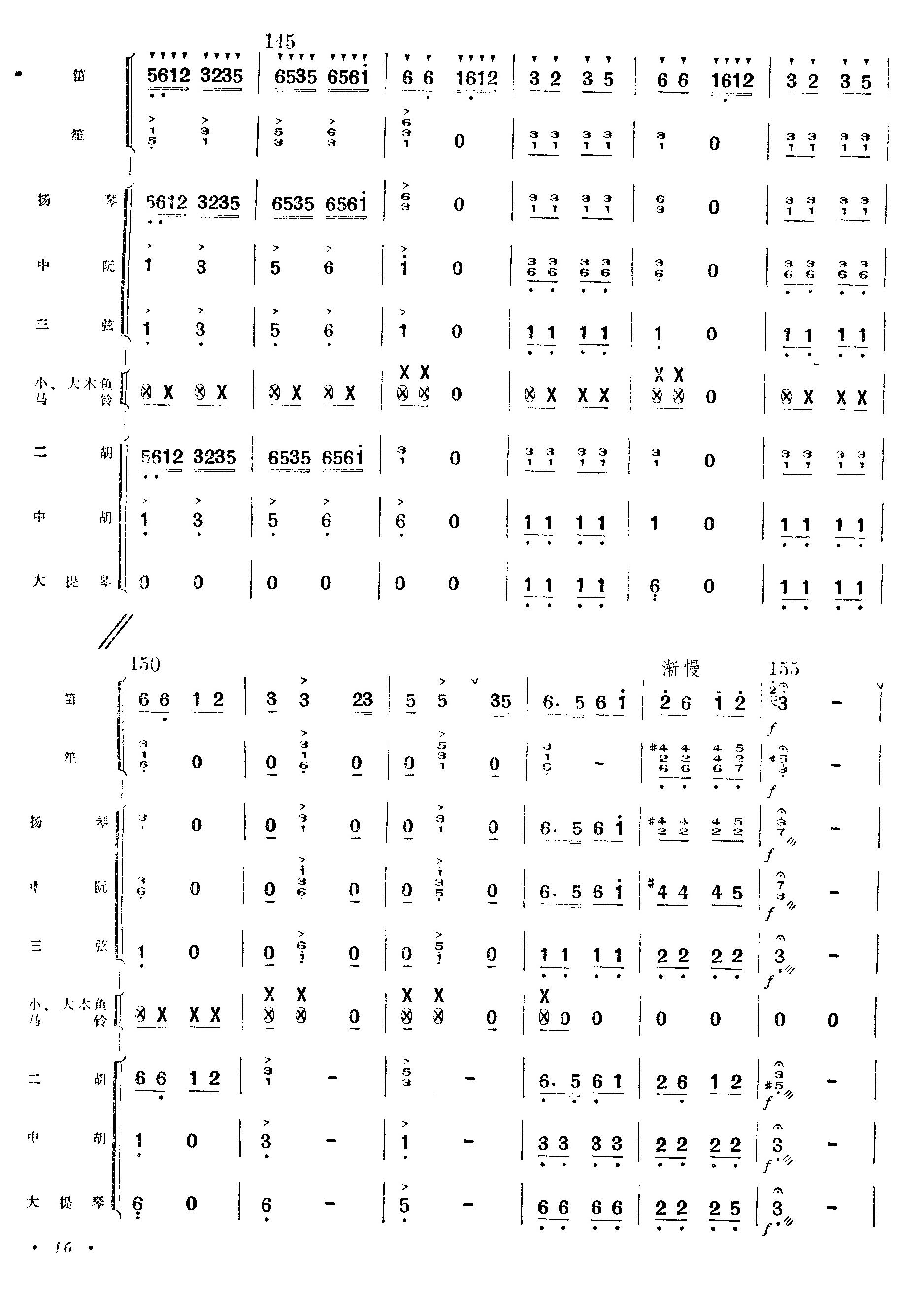 牧民新歌总谱16(总谱)1