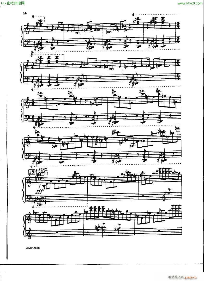 Gubaidulina Sofia Piano Sonata(钢琴谱)12