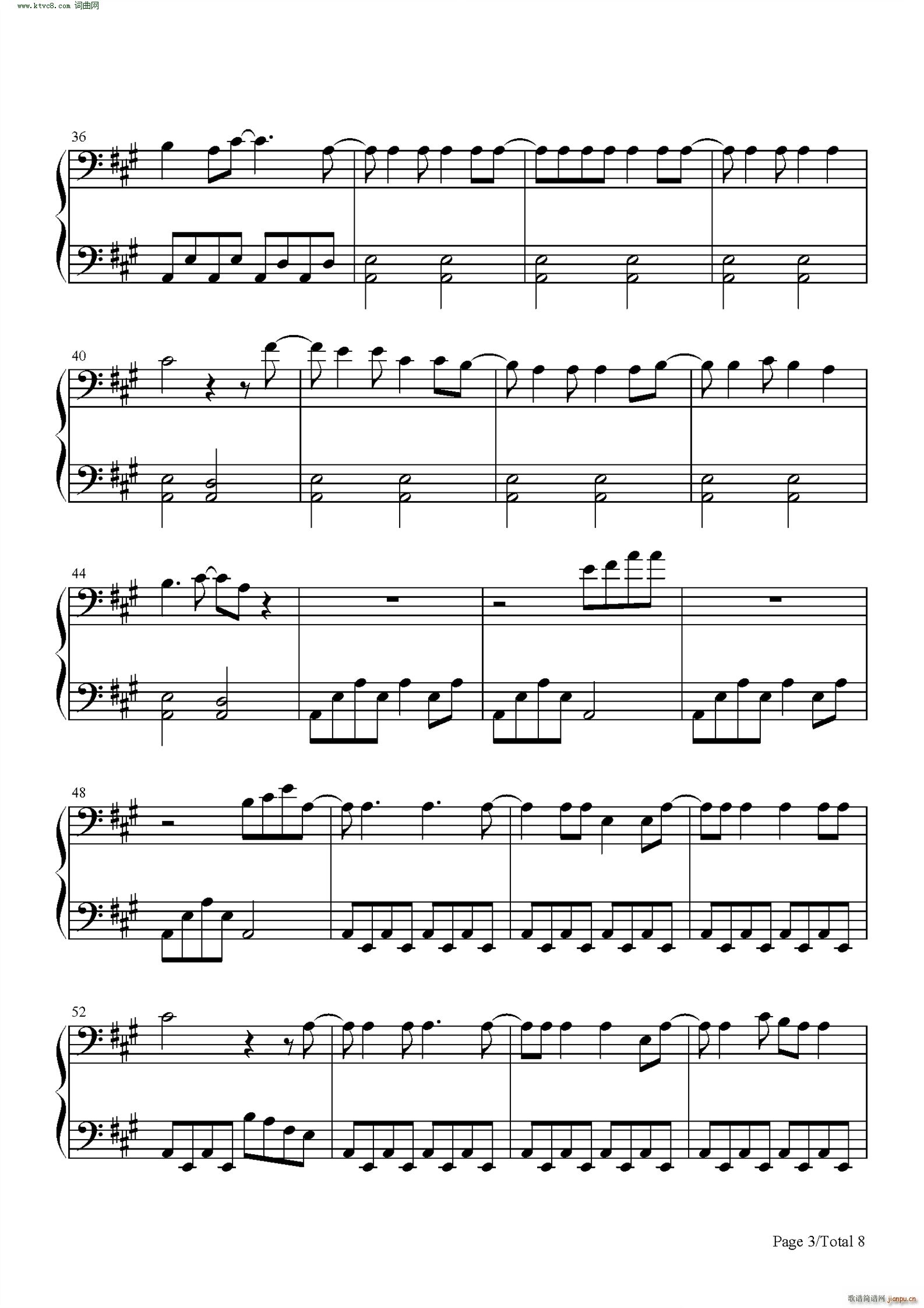 One Margarita(钢琴谱)3