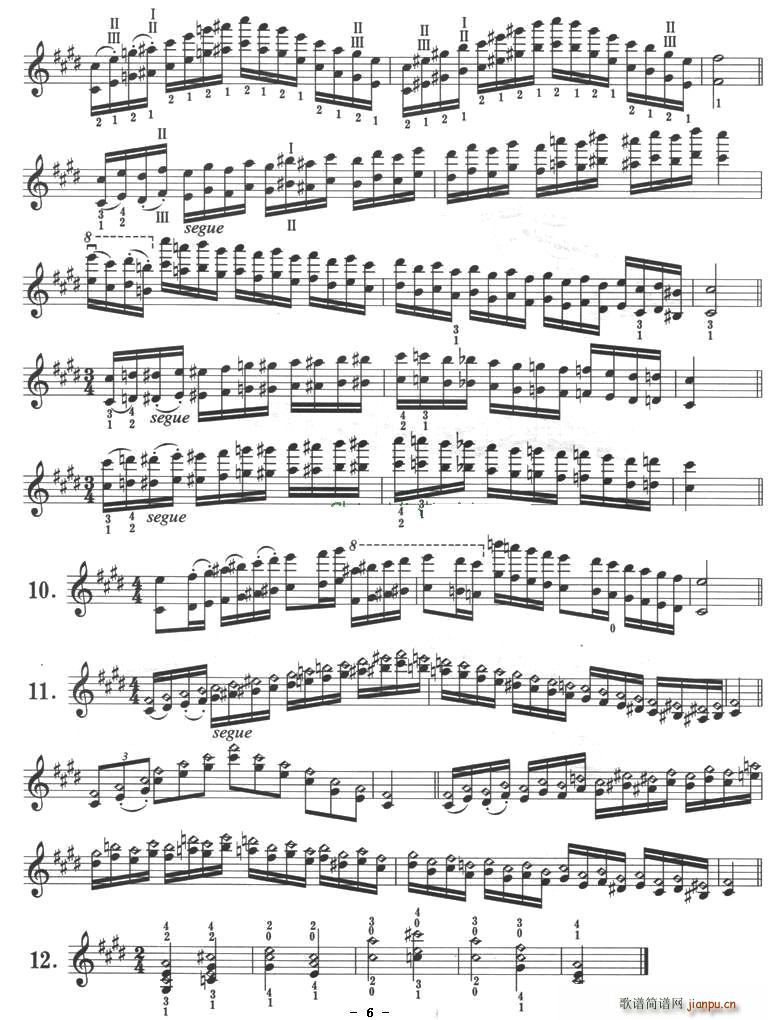 #c小调(四字歌谱)6