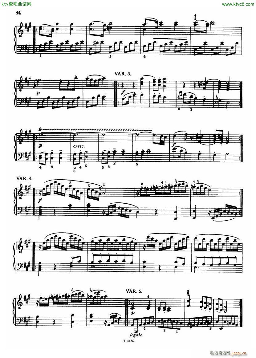 Czech piano variations from 18th century(钢琴谱)12