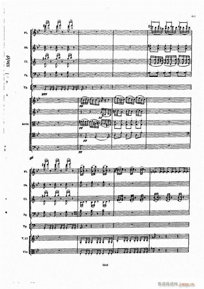 柴可夫斯基 暴风雨 交响诗(总谱)63