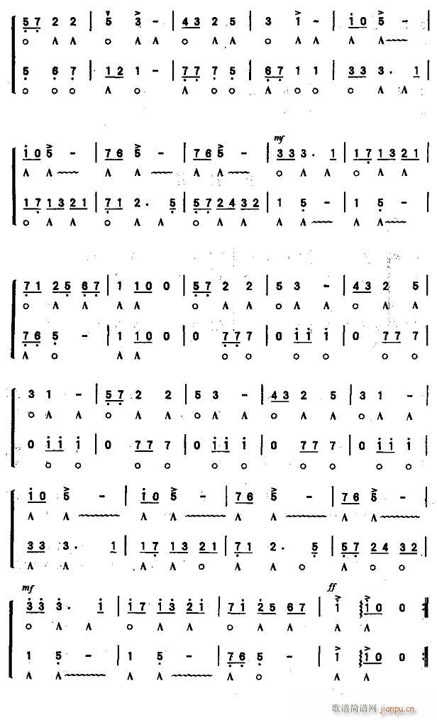 小杜鹃2(口琴谱)1