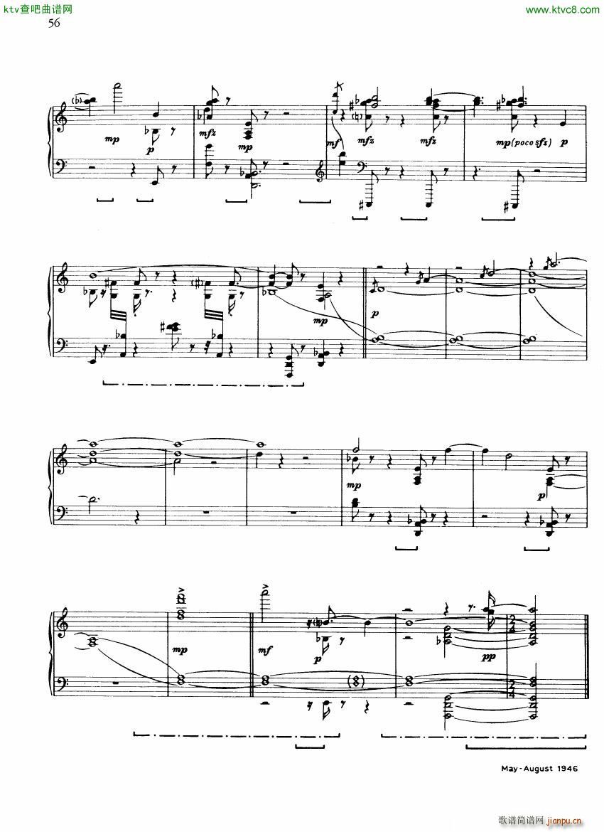 John Cage Piano works 1938 1948 二(钢琴谱)15