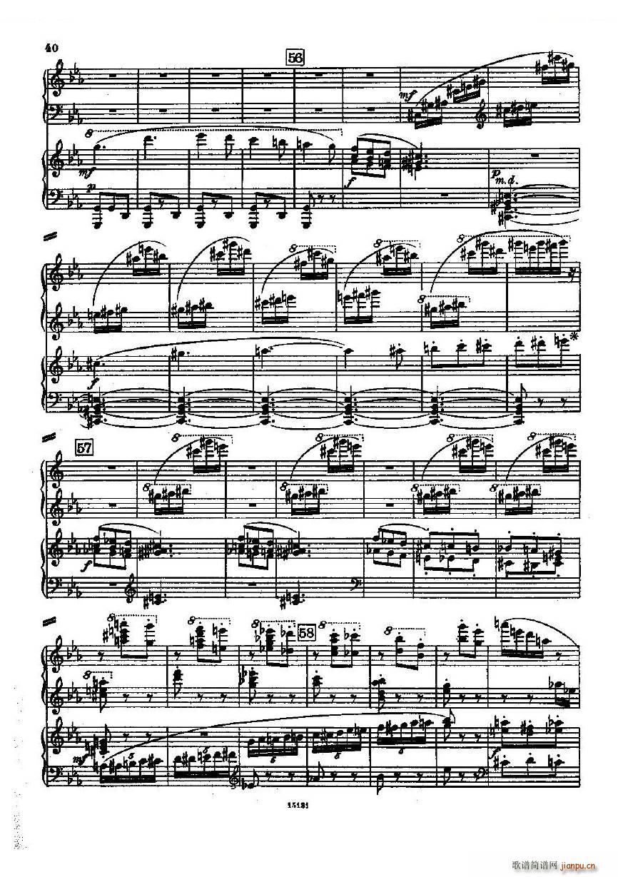 Dohnanyi Variations Nursery Rhyme Op25 一(钢琴谱)40