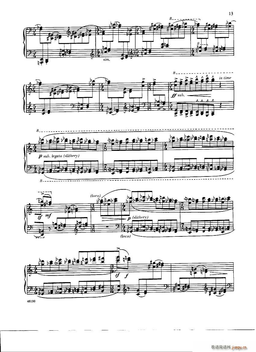 Corigliano Etude Fantasy Etude Fantasy(十字及以上)14