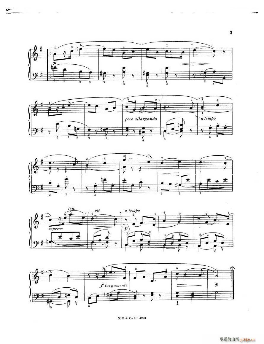 Elgar Sonatina Sonatina(十字及以上)3